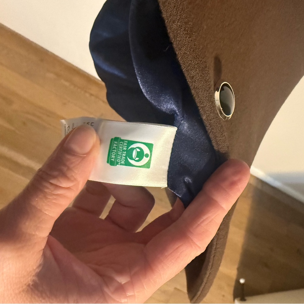 J.Crew Velvet-trimmed Lady Coat NWOT - Picture 9 of 10
